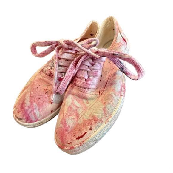 ๐HP!๐ Customized Pink Splatter Sneakers by Universal Threads-Size 7 - Picture 4 of 8